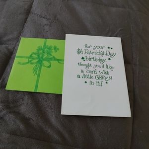 Celebrate St. Patrick's Day and birthdays with this vintage Gibson greeting card